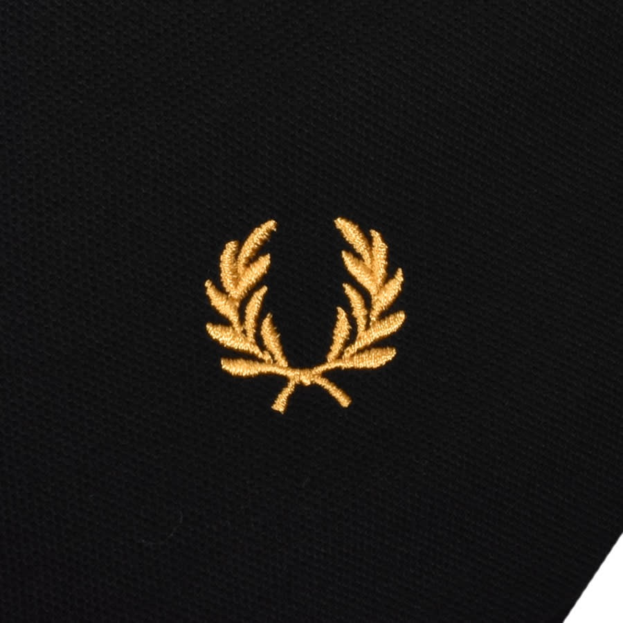 Alternative Image for ProductFred Perry Button Down Polo T Shirt Black3
